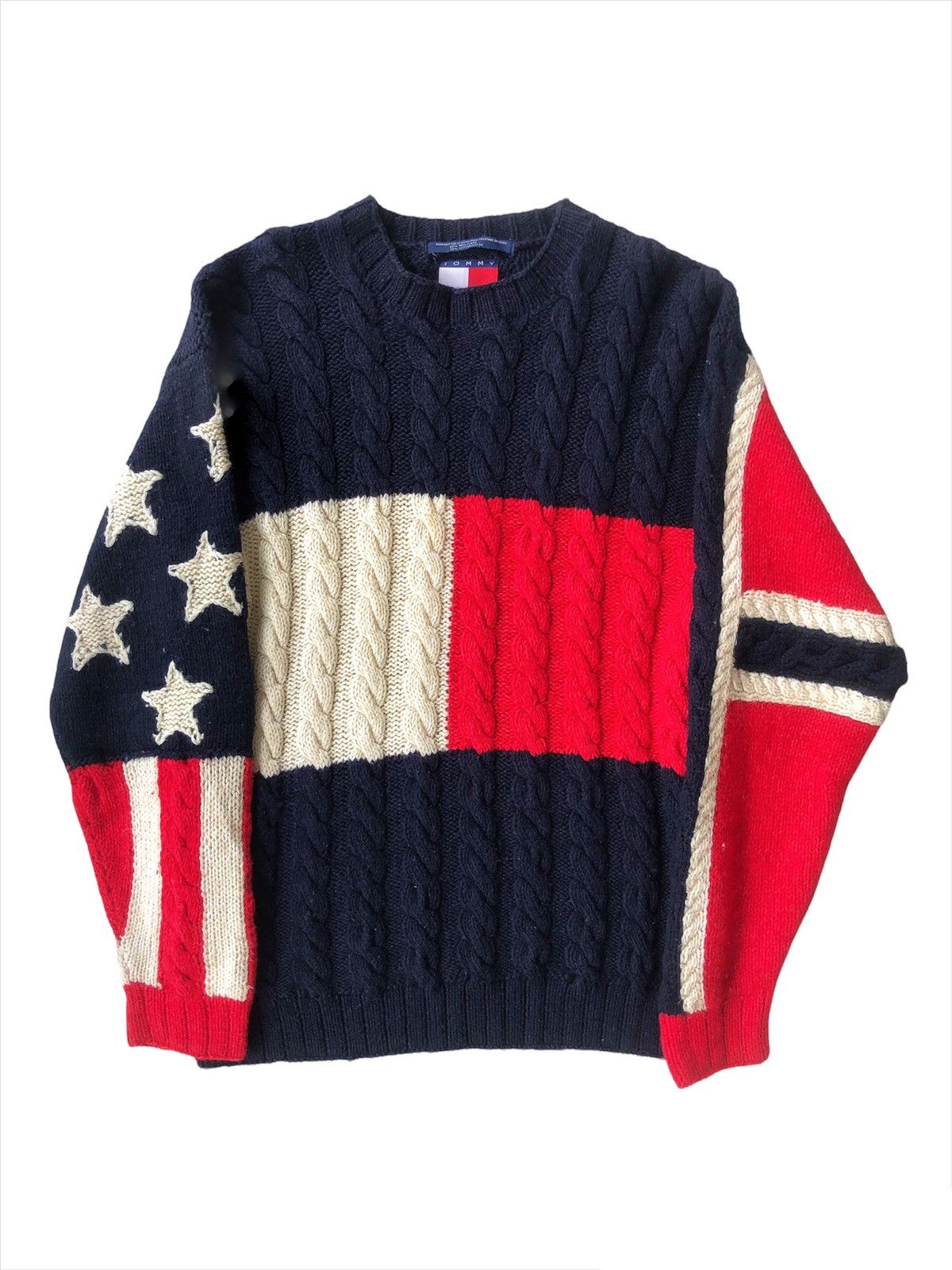 Rrl Ralph Lauren Rare 90s Tommy Hilfiger Flag Logo Heavy Wool Knitwear T-Shirts, Hoodie, Sweatshirt | AU16VibeMintTees.com