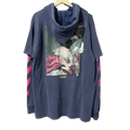 White Off White Blue Layered Graphic Hoodie 0079 T-Shirts, Sweatshirt | FlexRushtees.com