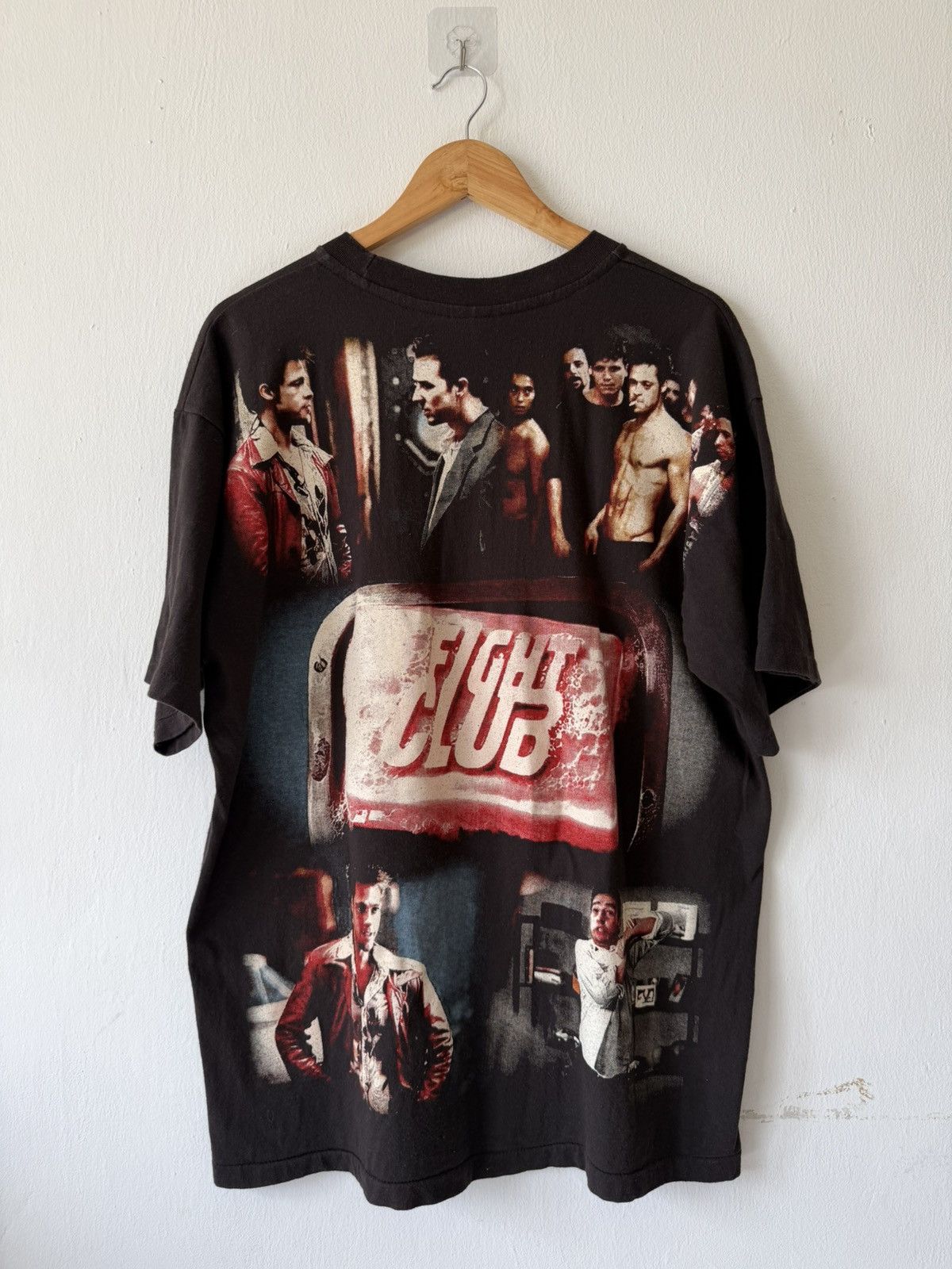 Vintage 90s Bootleg Fight Club Overprint T-Shirts, Hoodie, Sweatshirt | FlexRushtees.com