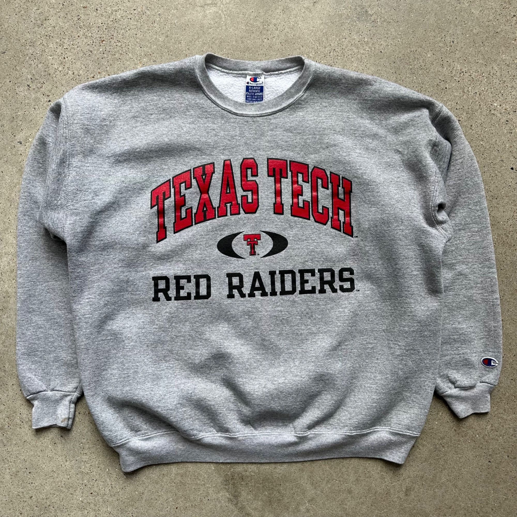 Ncaa X Vintage Vintage Champion Texas Tech Red Raiders College Sweatshirt