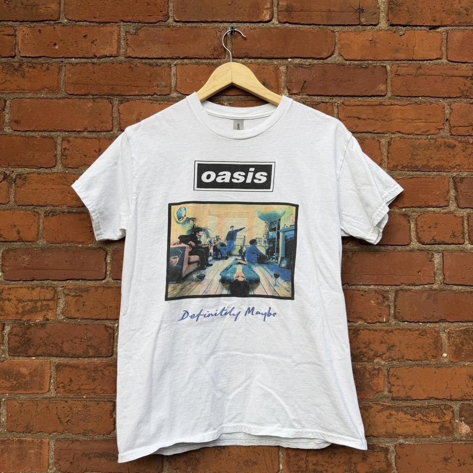 Gildan Oasis Definitely Maybe T Shirt M Hoodie, Sweatshirt | FlexRushtees.com