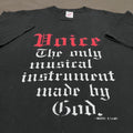 Vintage 90s Voice Bible Holy God Jesus Promo Quote Tee Xl Hoodie, Sweatshirt | FlexRushtees.com