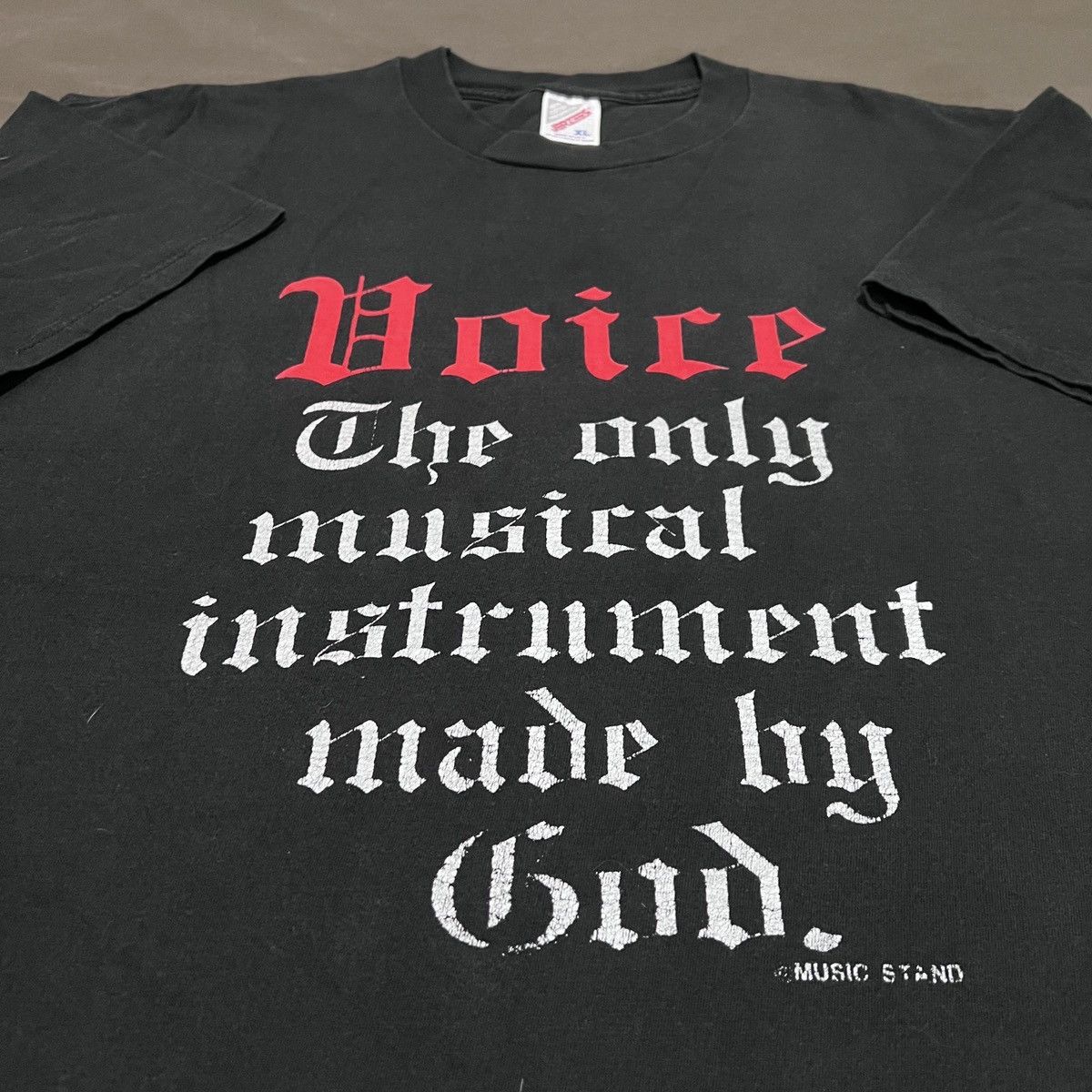 Vintage 90s Voice Bible Holy God Jesus Promo Quote Tee Xl Hoodie, Sweatshirt | FlexRushtees.com
