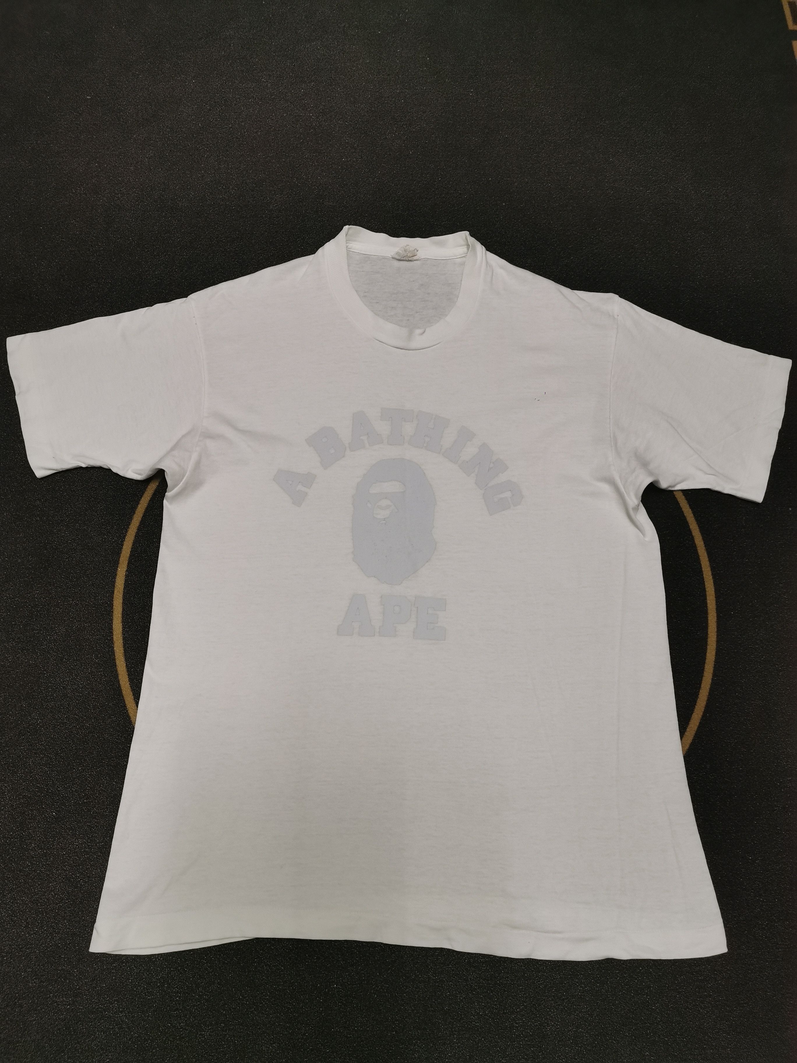 Vintage Bape College Tee Hoodie, Sweatshirt | FlexRushtees.com