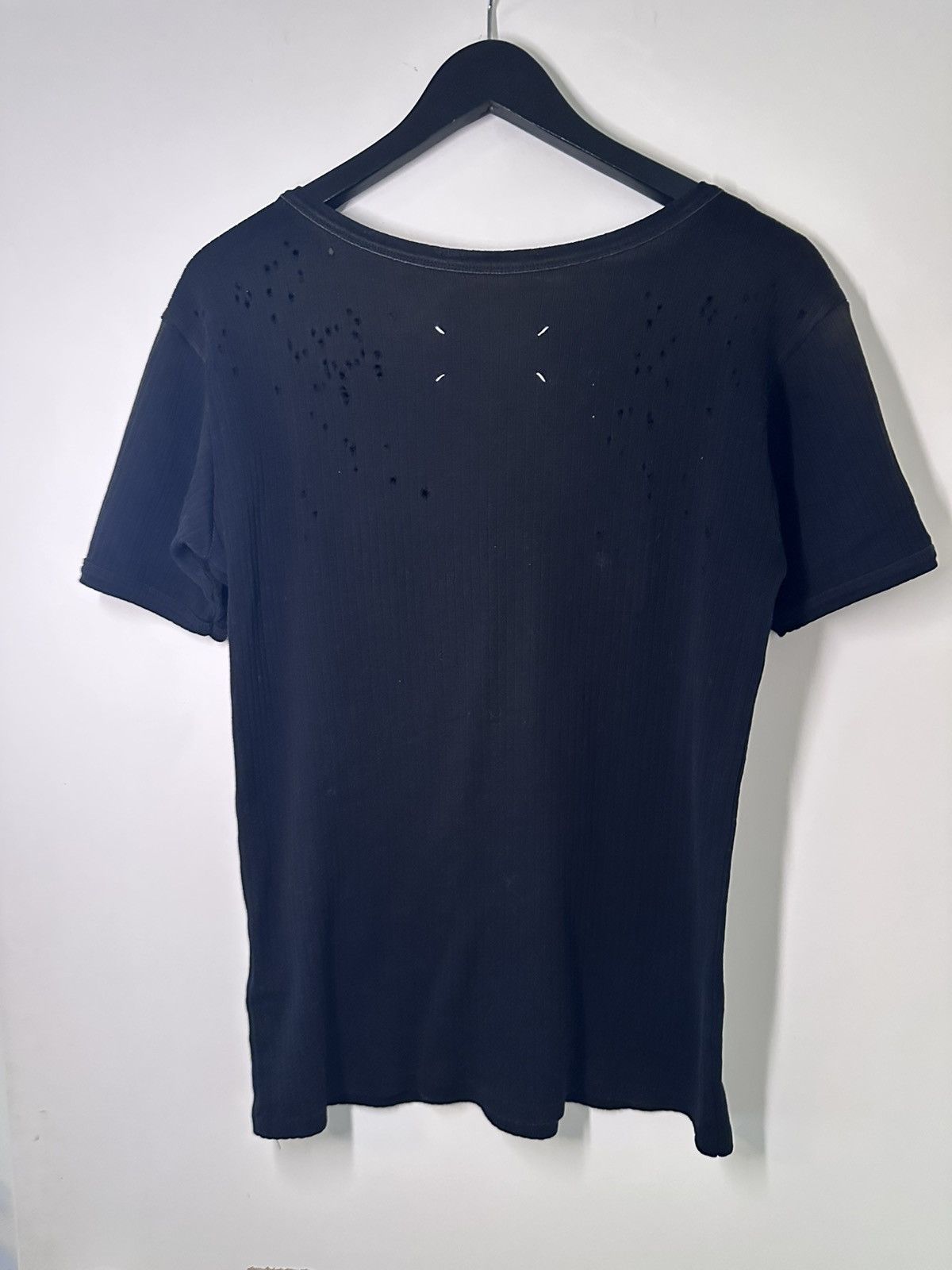 Maison Margiela Distressed T Shirt Hoodie, Sweatshirt | FlexRushtees.com