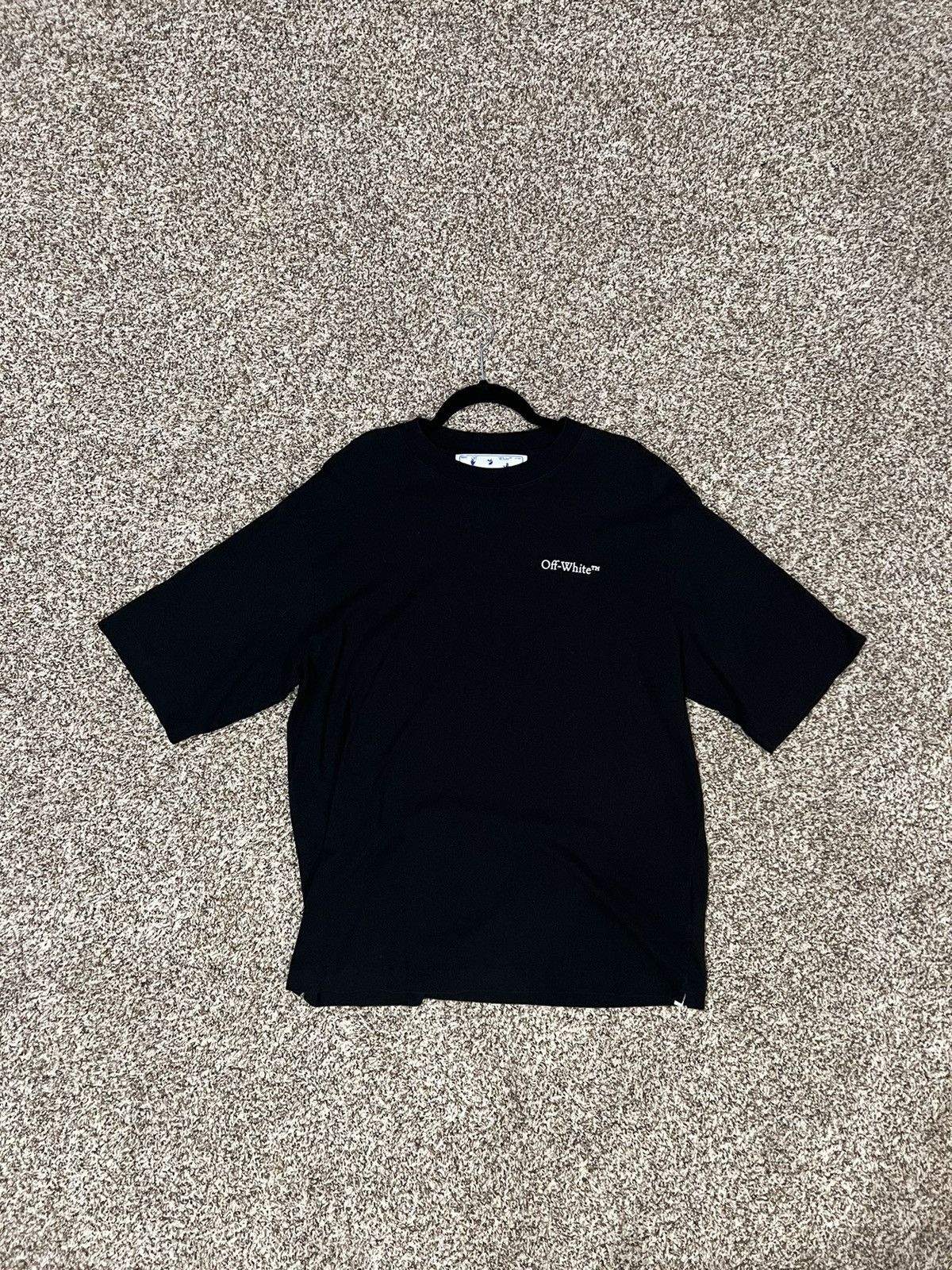 Virgil Abloh Off White Caravaggio Tee In Black Sz L Hoodie, Sweatshirt | FlexRushtees.com