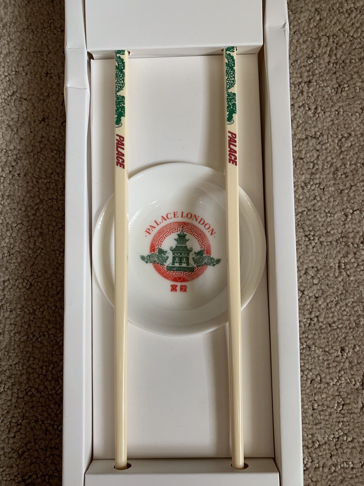 Palace Skateboards Fortunate Chopsticks And Side Dish Set