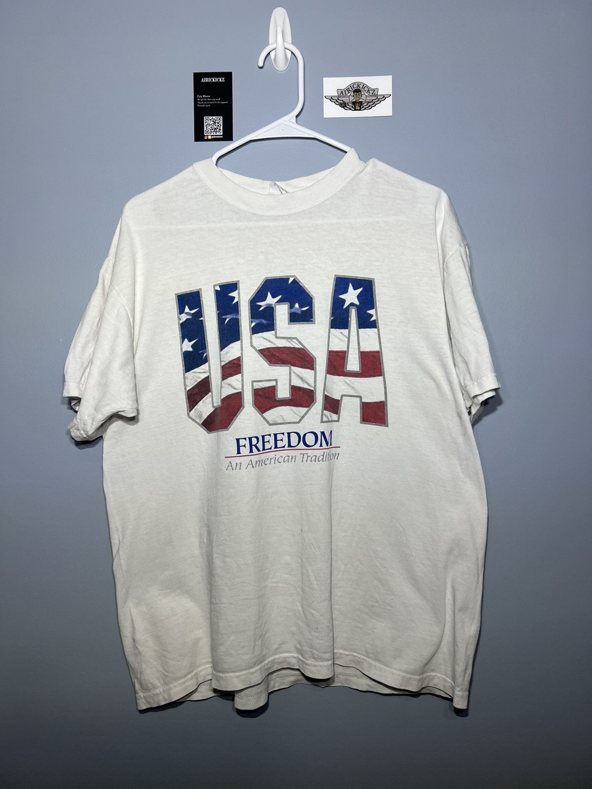 Vintage Anvil Tag Usa Tee