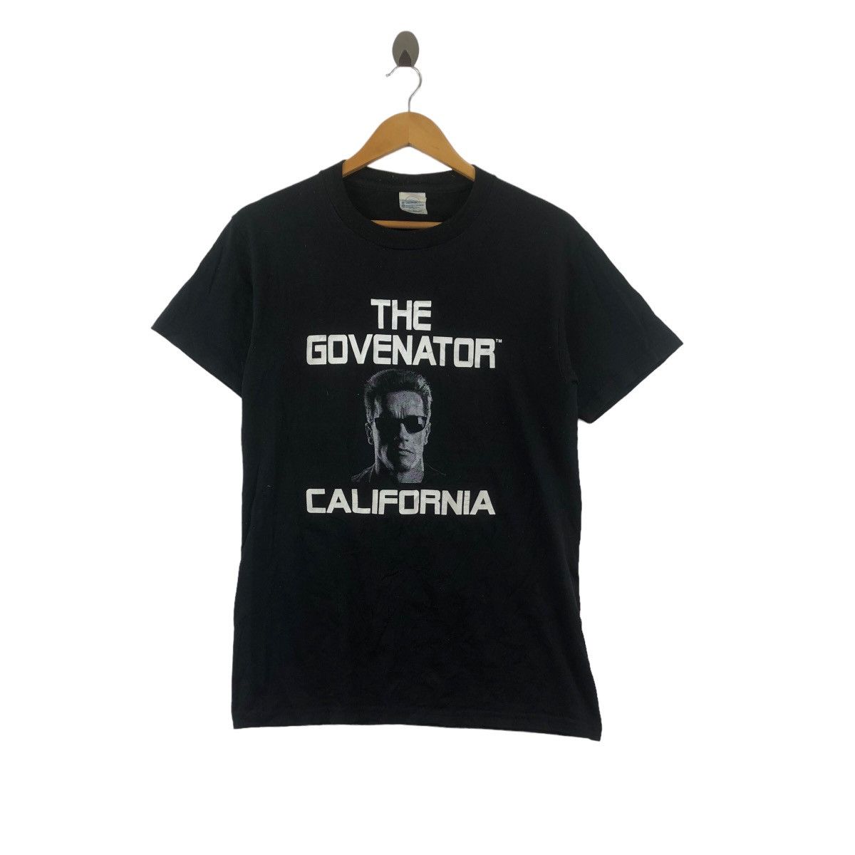 Vintage Tne Govenator Terminator Schwarzenegger Tee Shirt