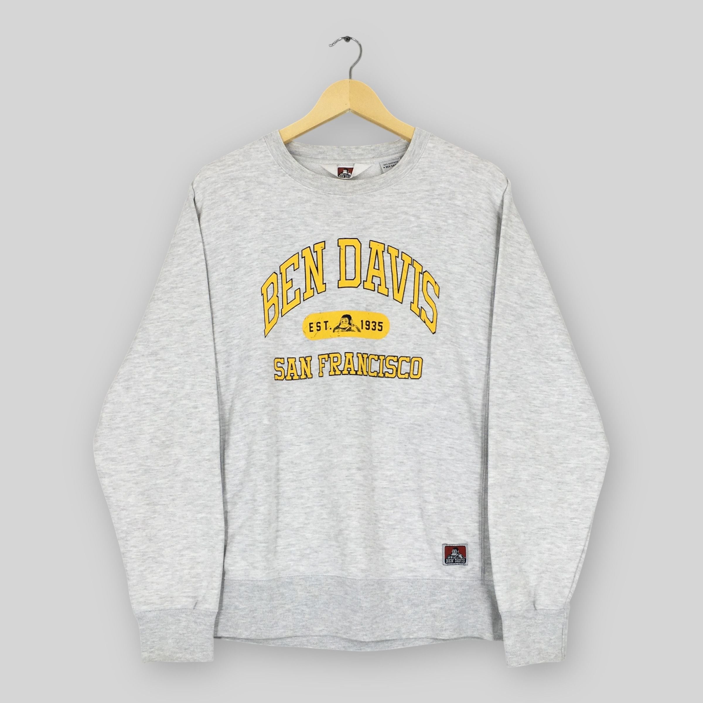 Davis Vintage Ben Davis San Francisco Gray Sweatshirt Medium