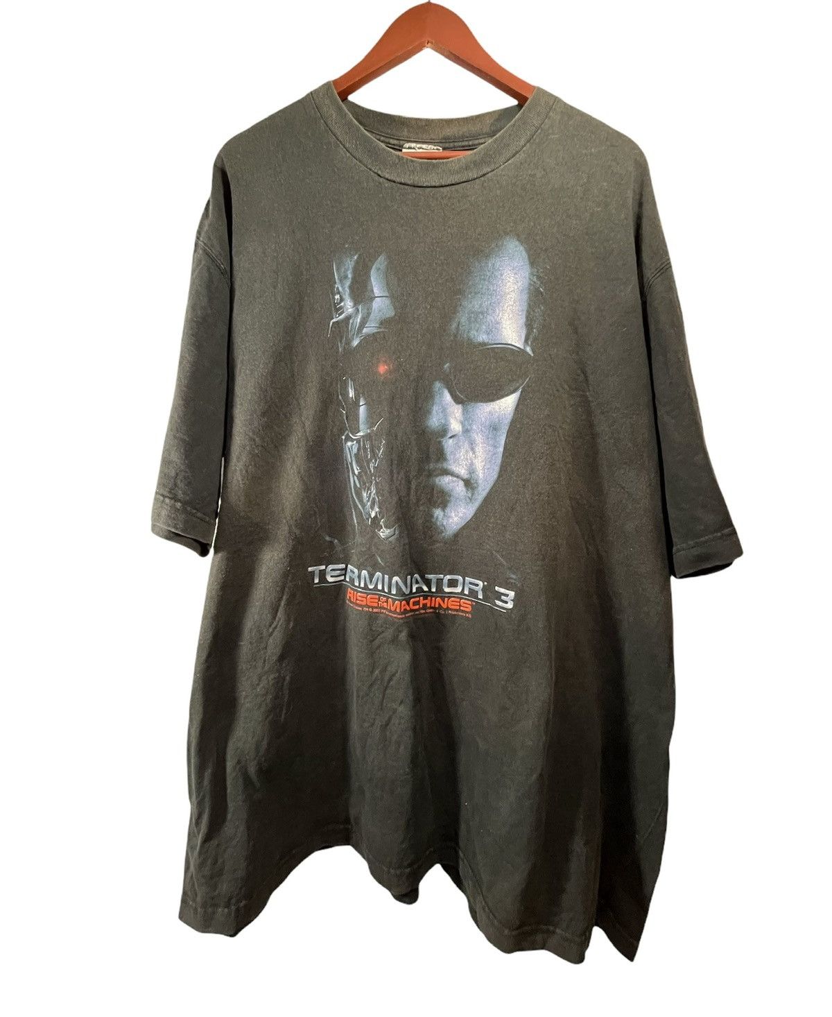 Vintage Y2k 2003 Terminator 3 Rise Of The Machine Tee