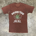 Vintage 70s Marijuana Pickers Pocket T Shirt 420 Parody