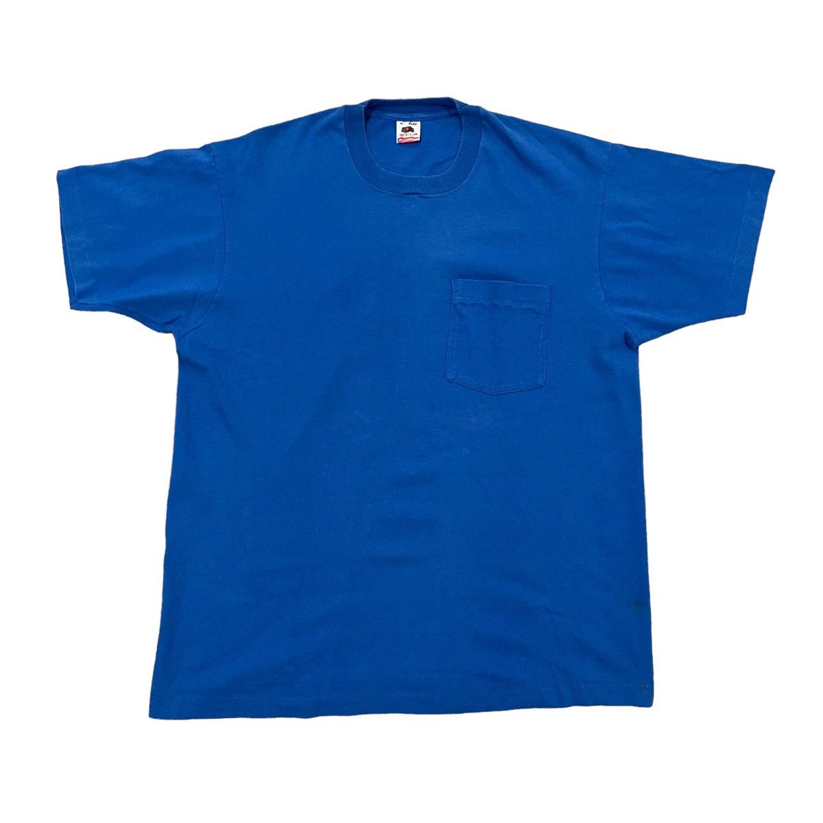 Vintage Fruit Of The Loom Blank Pocket Tee
