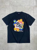 Vintage Stussy Astronaut Space Man Floral T Shirt