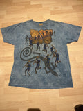 Vintage 1999 The Mountain Tribal Gecko Tee