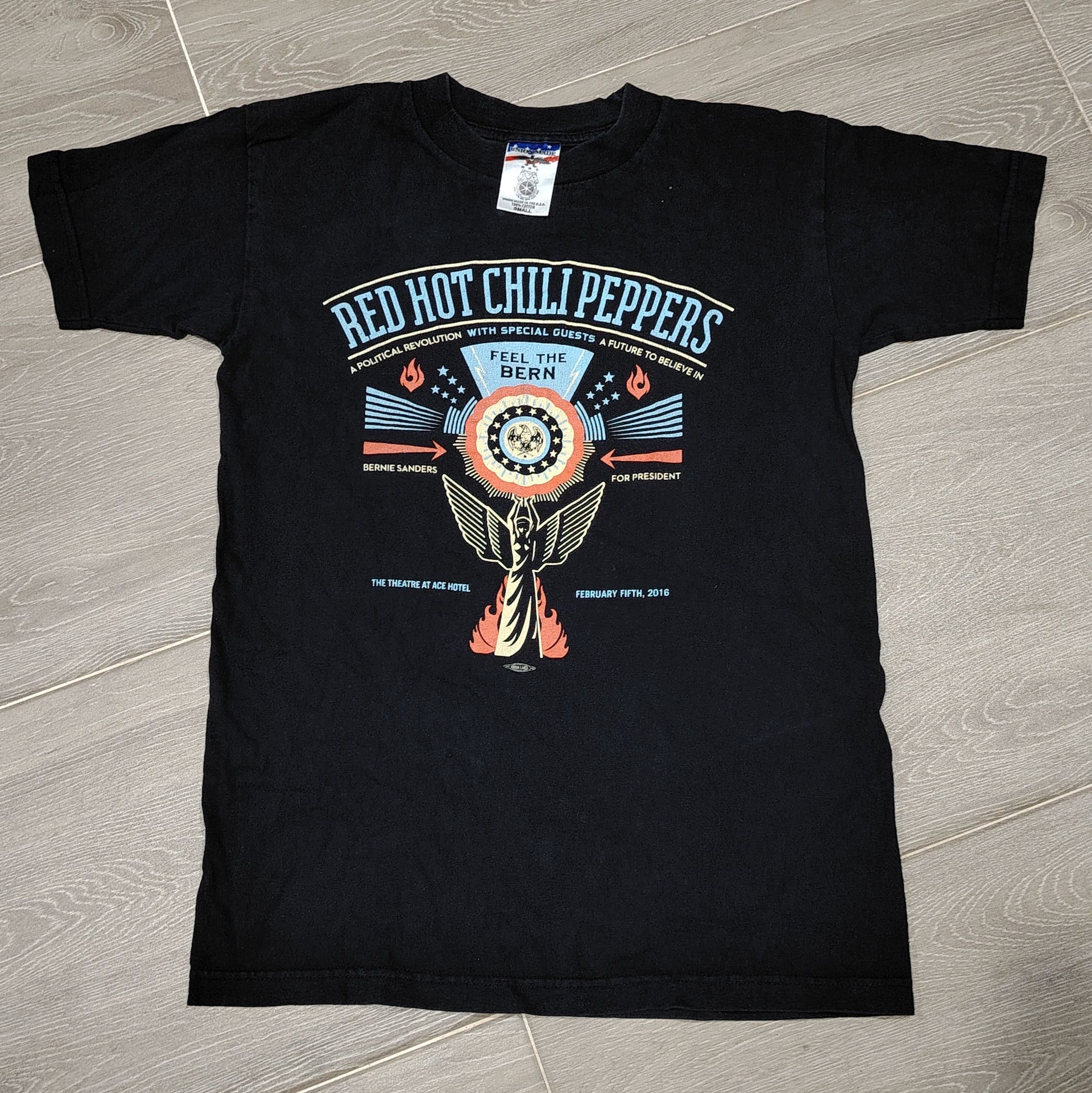 Band Tees 2016 Red Hot Chili Peppers Bernie Sanders T Shirt Hoodie, Sweatshirt | FlexRushtees.com