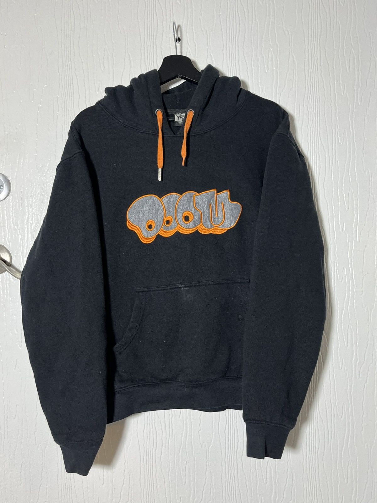 Vintage Gas Drawls Mf Doom Throw Graffiti Black Hoodie Medium Rap