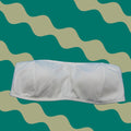 S Secret Victoria S Secret Top Bandeau Xl White Padded Strapless Dd Logo Beach New Women Sw