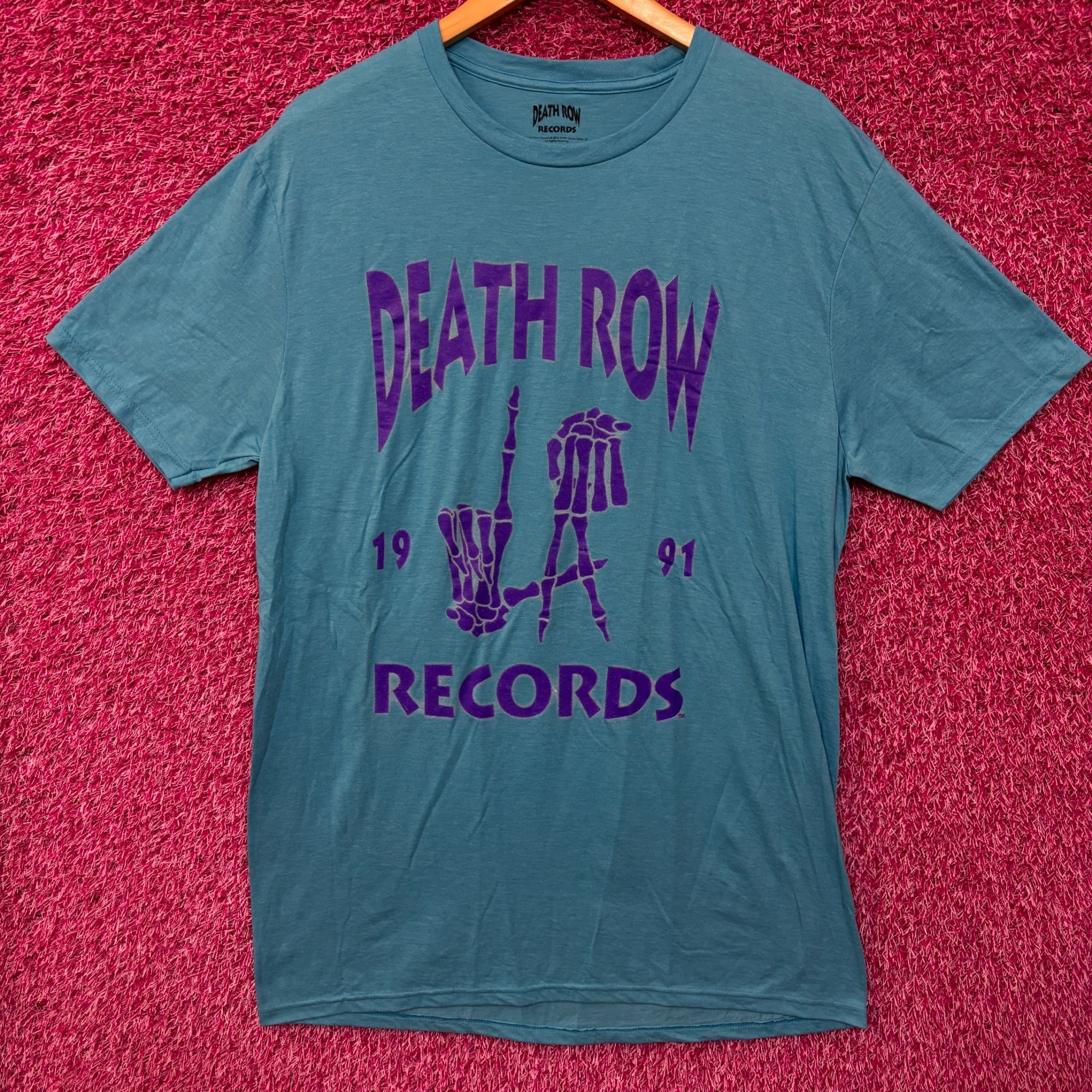 Rap Tees Death Row Records 1991 La Grim Reaper Hands Rap Tee Large Hoodie, Sweatshirt | FlexRushtees.com