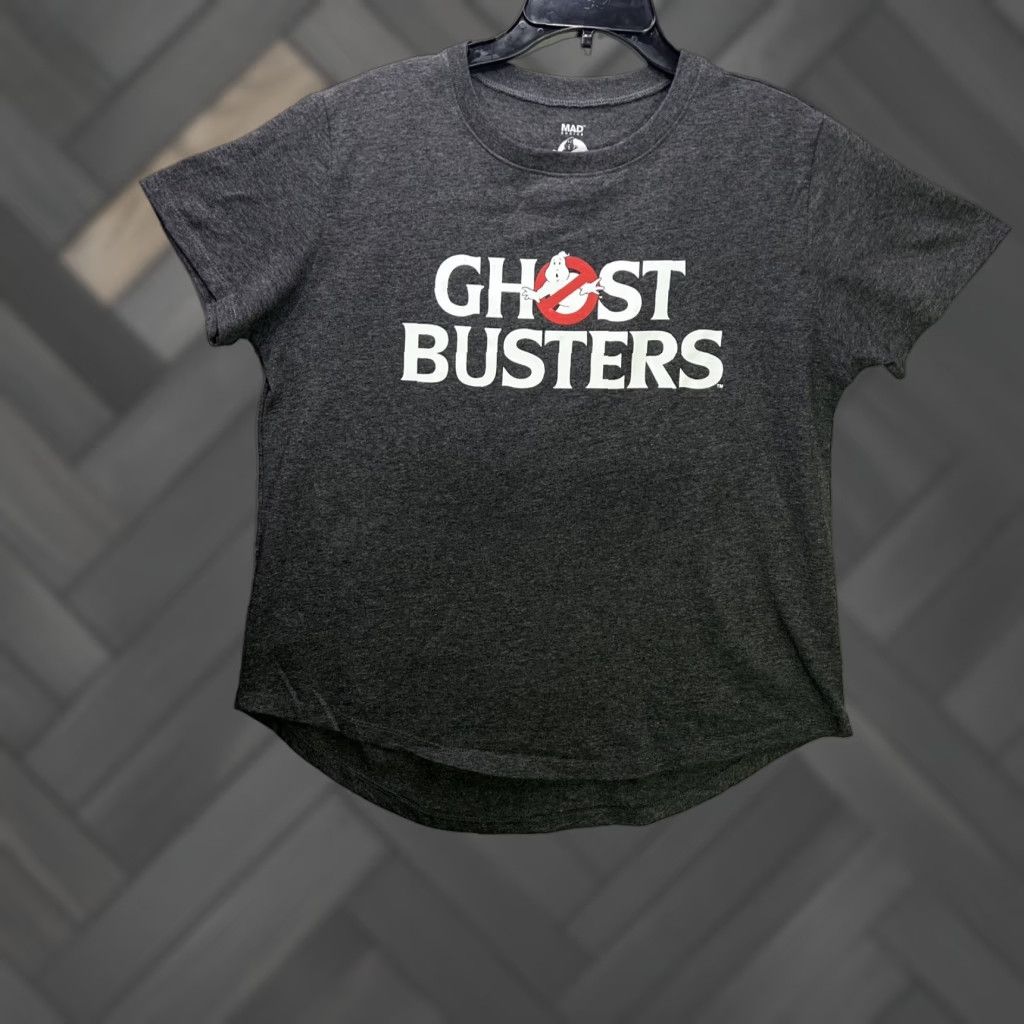 Mad Engine Ghostbusters T Shirt Women S Xl Gray Official Apparel Casual Short Sleeve Cotton Blend