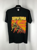 Band Tees Men S Sepultura T Shirts Vintage Big Logo Size L Hoodie, Sweatshirt | FlexRushtees.com