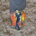 Vintage Tee Fury T Shirt Unisex Adults Anime Cowboy Bebop Graphic Print Short Sleeve Crew Neck Dark