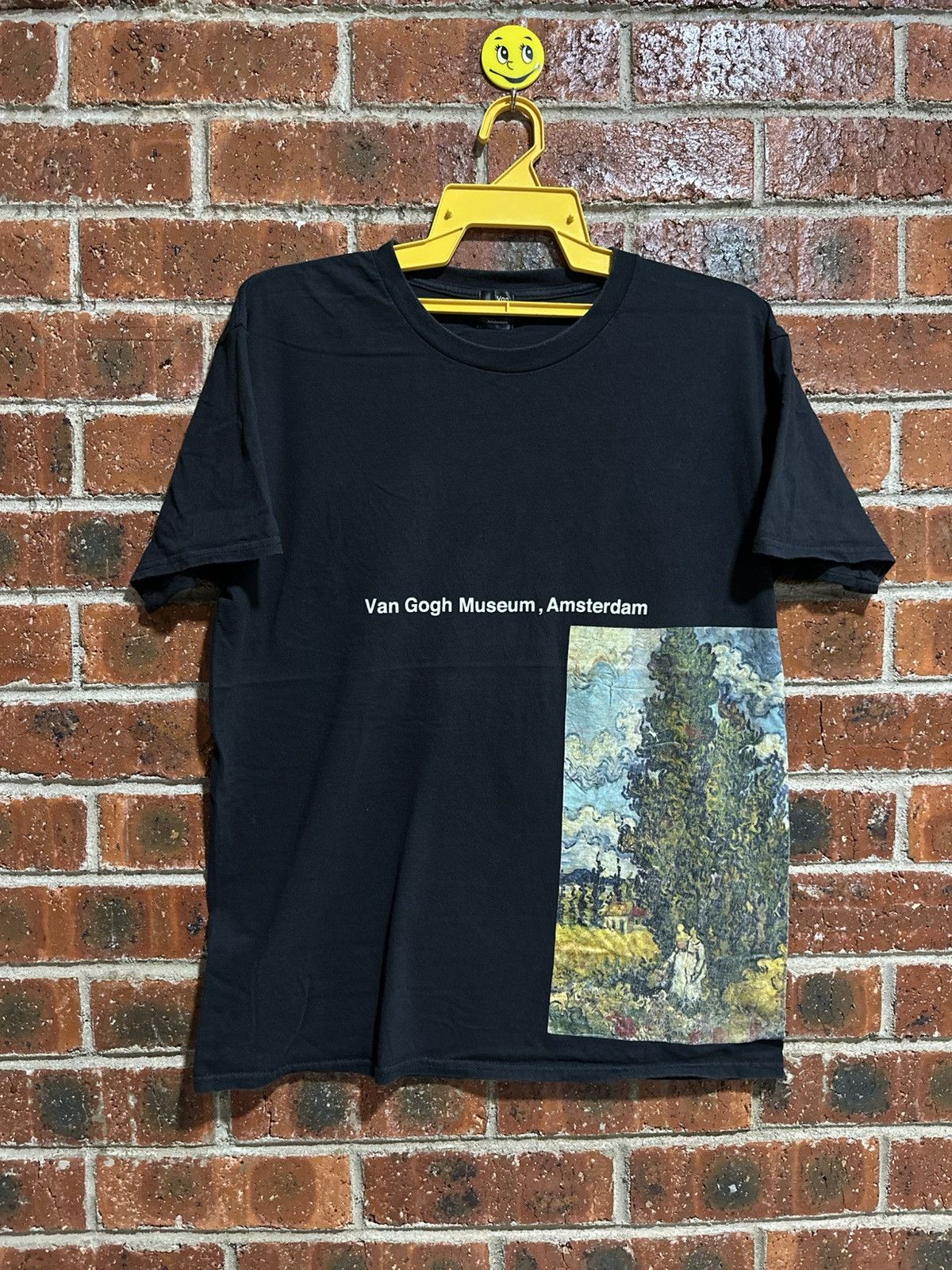 Vintage Van Gogh Museum Cypresses And Two Women Faded Tee