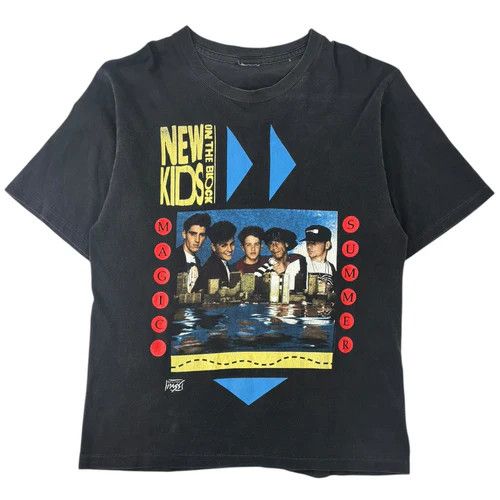 Vintage 1990 New Kids On The Block Magic Summer T Shirt Hoodie, Sweatshirt | FlexRushtees.com