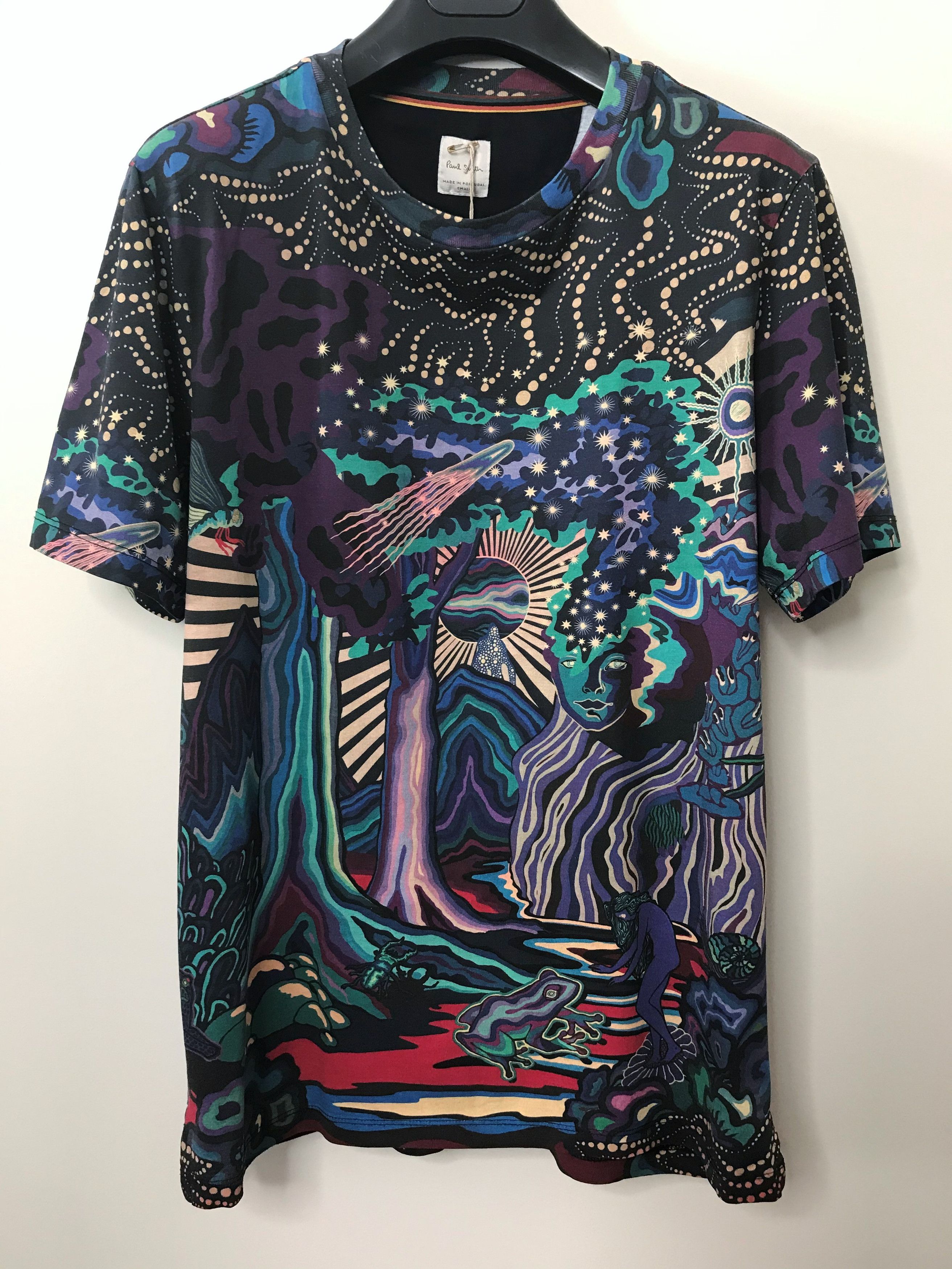 Paul Smith Psychedelic Dreamer Forest All Over Print T Shirt Fw18
