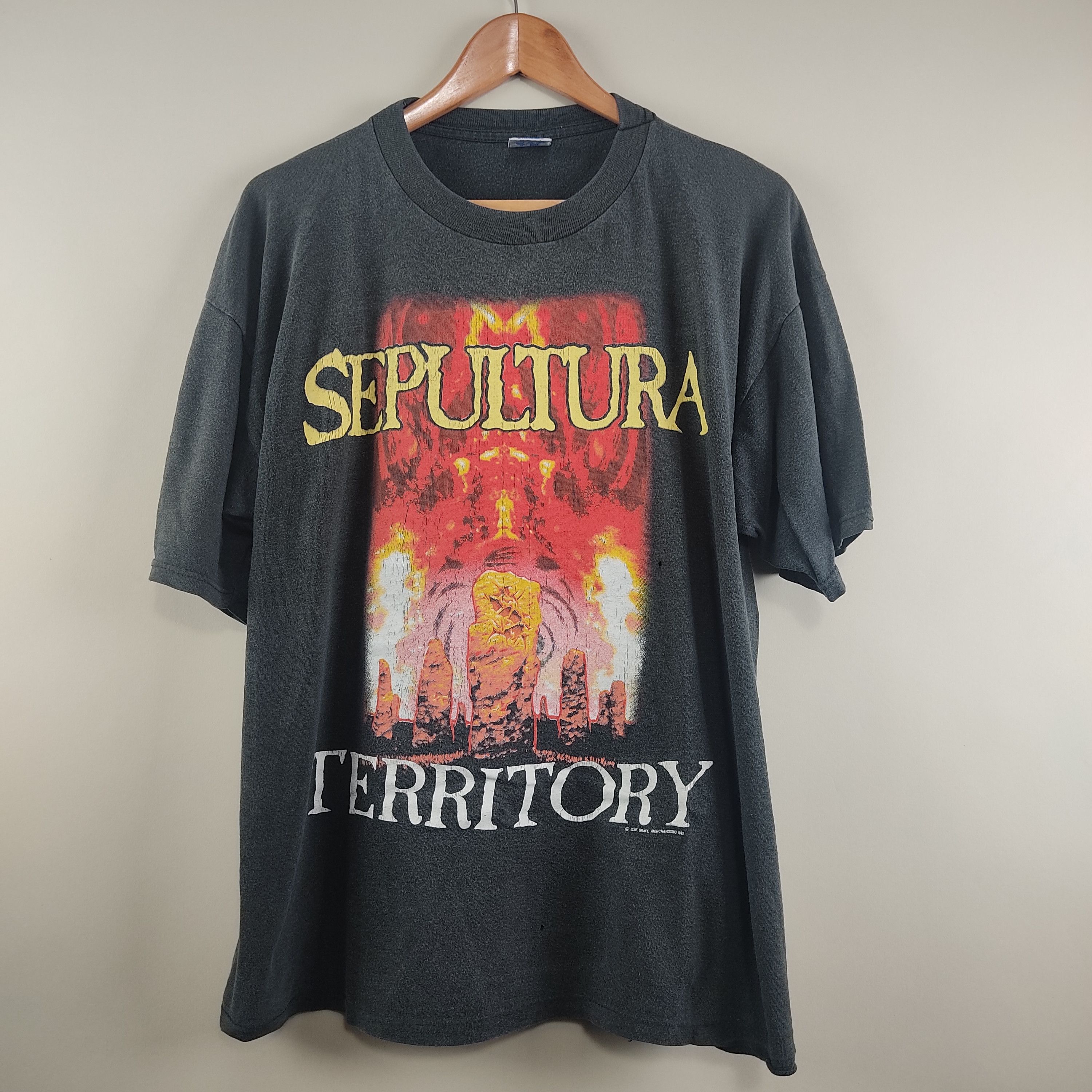 Vintage 1993 Sepultura War For Territory T-Shirts, Hoodie, Sweatshirt | FlexRushtees.com