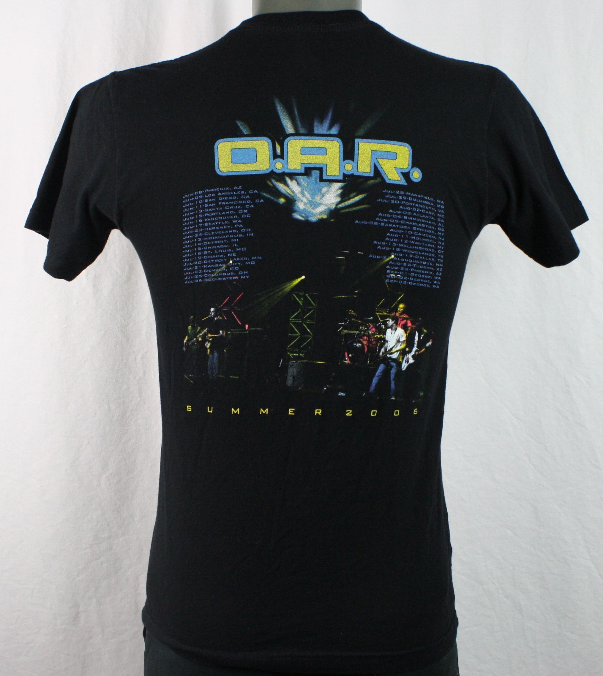 Vintage O A R 2006 Summer Tour T Shirt S Double Sided Hoodie, Sweatshirt | FlexRushtees.com