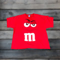 Etro Vtg M M S Big Face Print T Shirt Adult 2xl Red Cotton Mens Graphic Tee 90s Retro Official Produ Hoodie, Sweatshirt