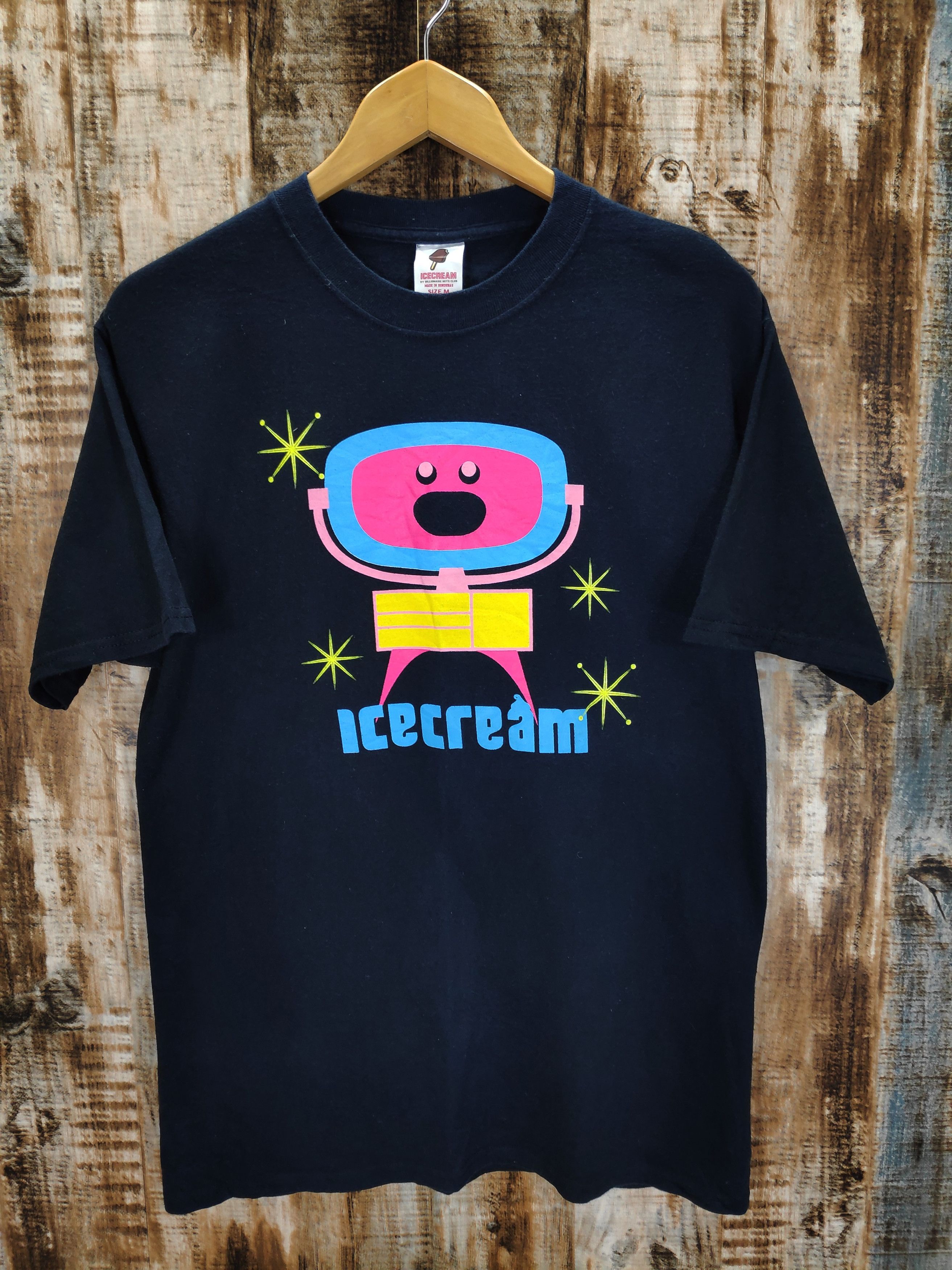 Icecream X Pharrell Bbc Ice Cream Radiohead Television Tee Medium Size Hoodie, Sweatshirt | FlexRushtees.com