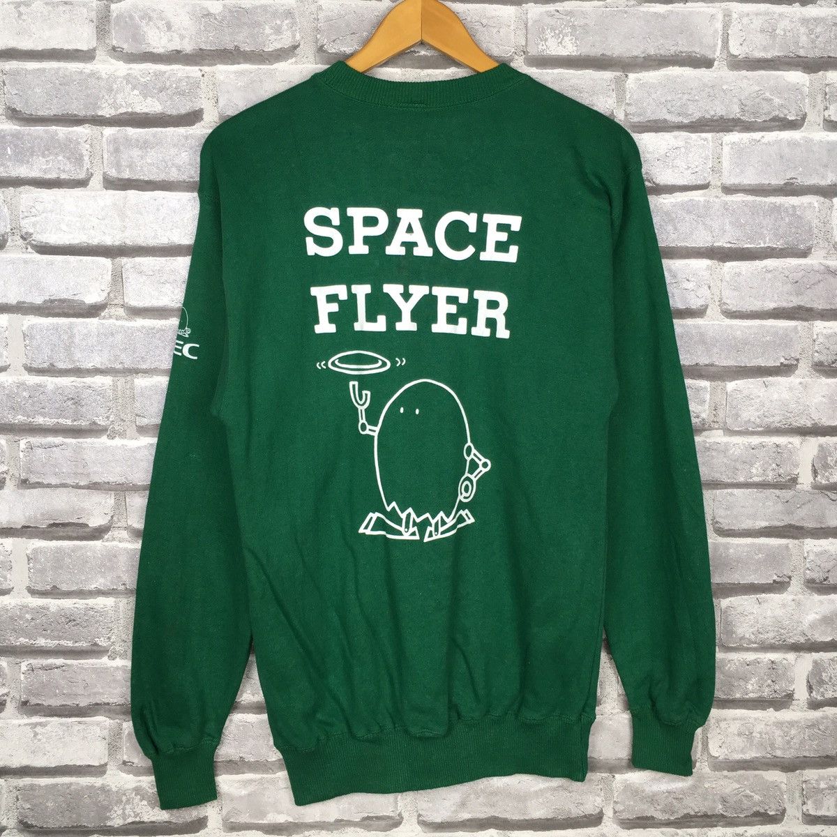 Vintage Robocon Nec Flyer Space Sweatshirt Big Logo