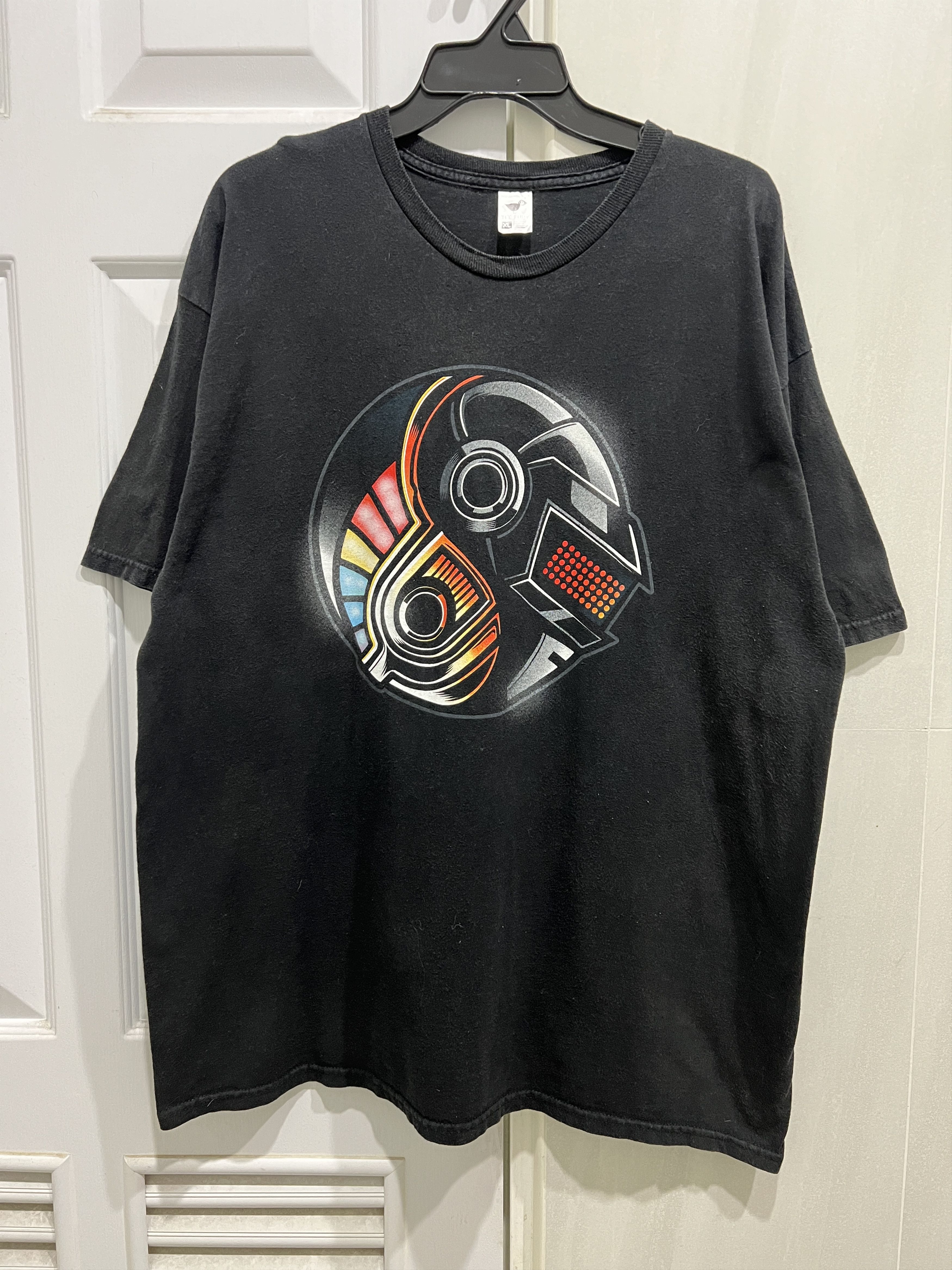 Vintage Y2k Daft Punk Promo Tee Xl Hoodie, Sweatshirt | FlexRushtees.com