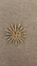 Jewelry Shining Sun Flower Brooch Pin Jewelry Party Gift