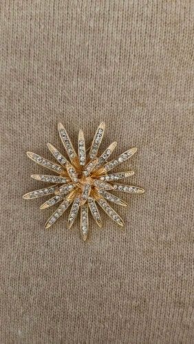 Jewelry Shining Sun Flower Brooch Pin Jewelry Party Gift