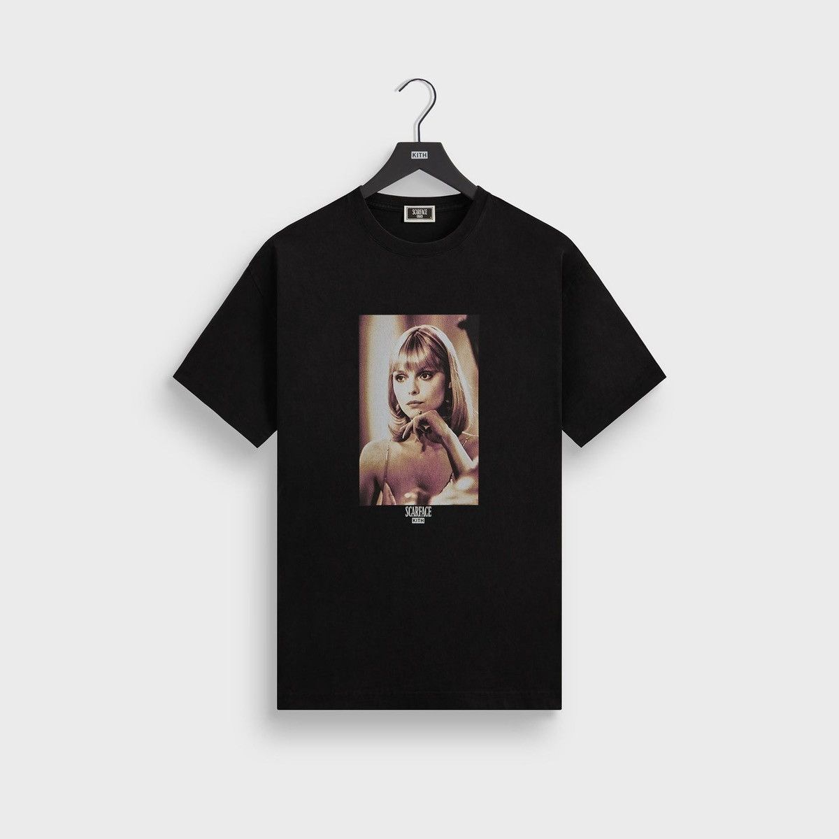 Kith For Scarface Elvira Portrait Tee Black T Shirt Size Xl