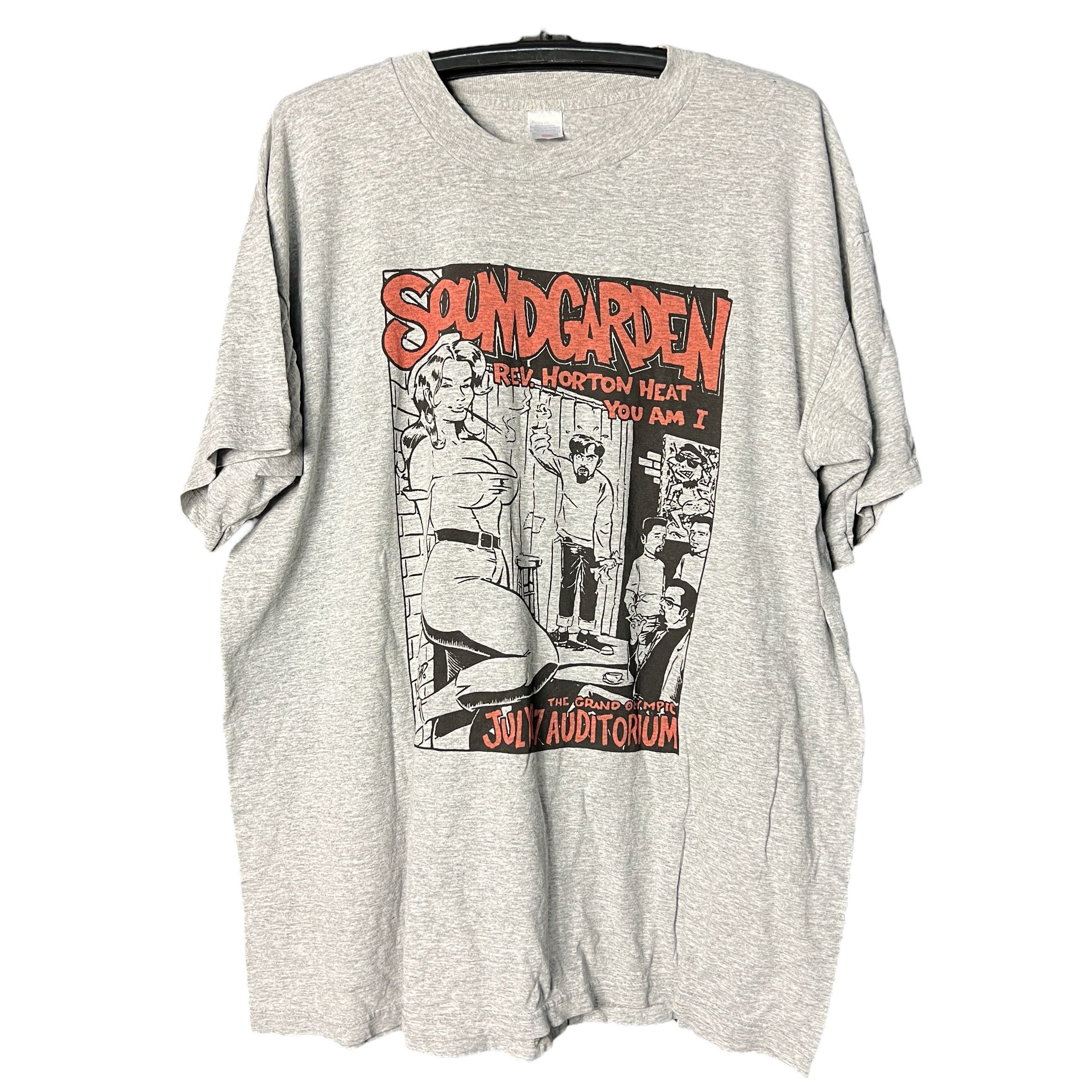 Band Tees Rare Vintage Soundgarden Band Show Promo Shirt Hoodie, Sweatshirt | FlexRushtees.com