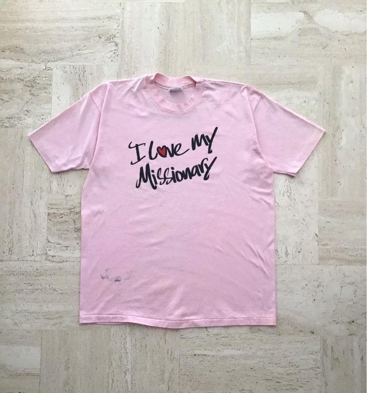 Vintage 80s Usa Made Vintage Hanes Boxy Tee Missionary Painters