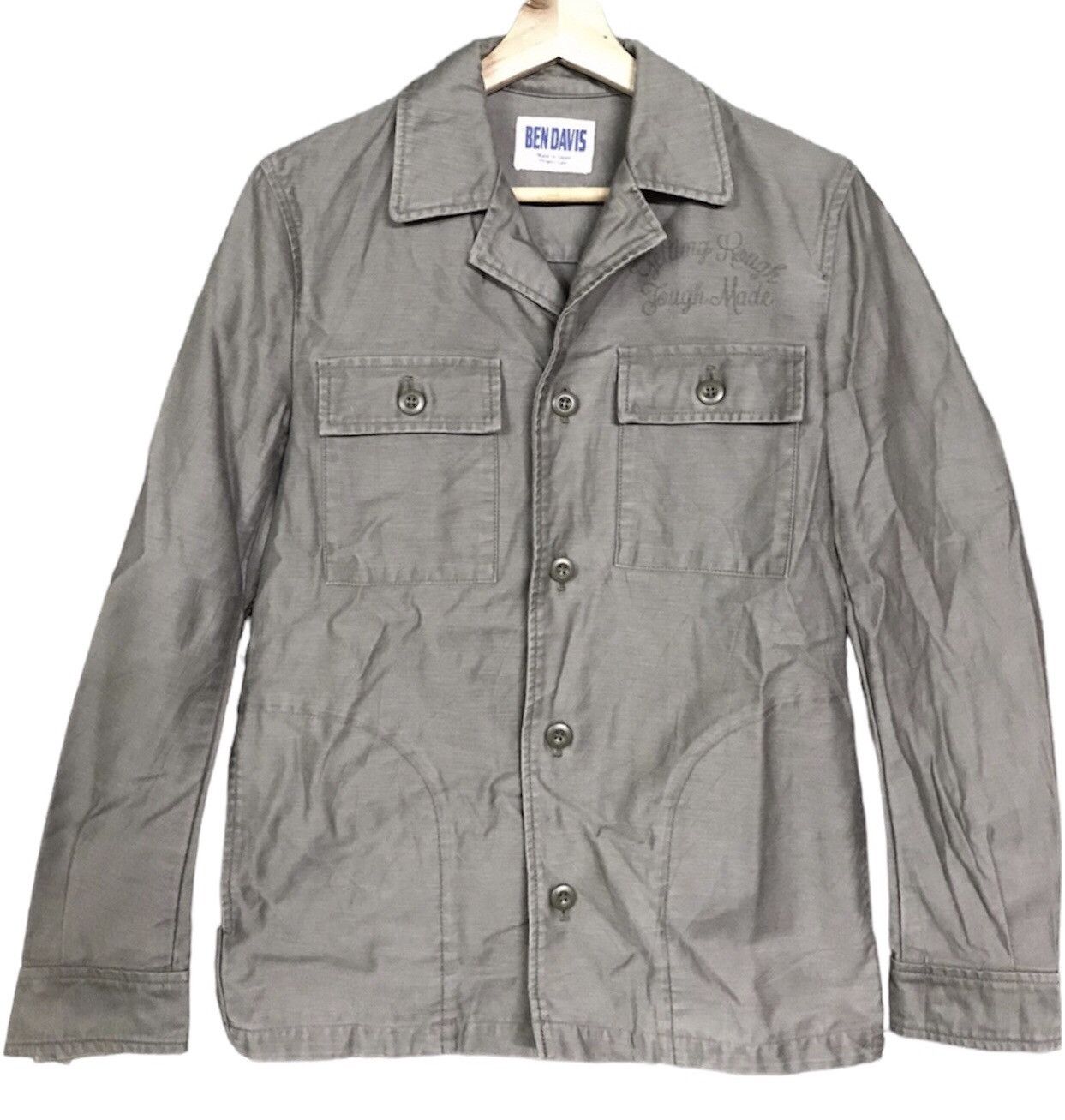Davis Ben Davis Pirates Parka Jaket Colour Green Army