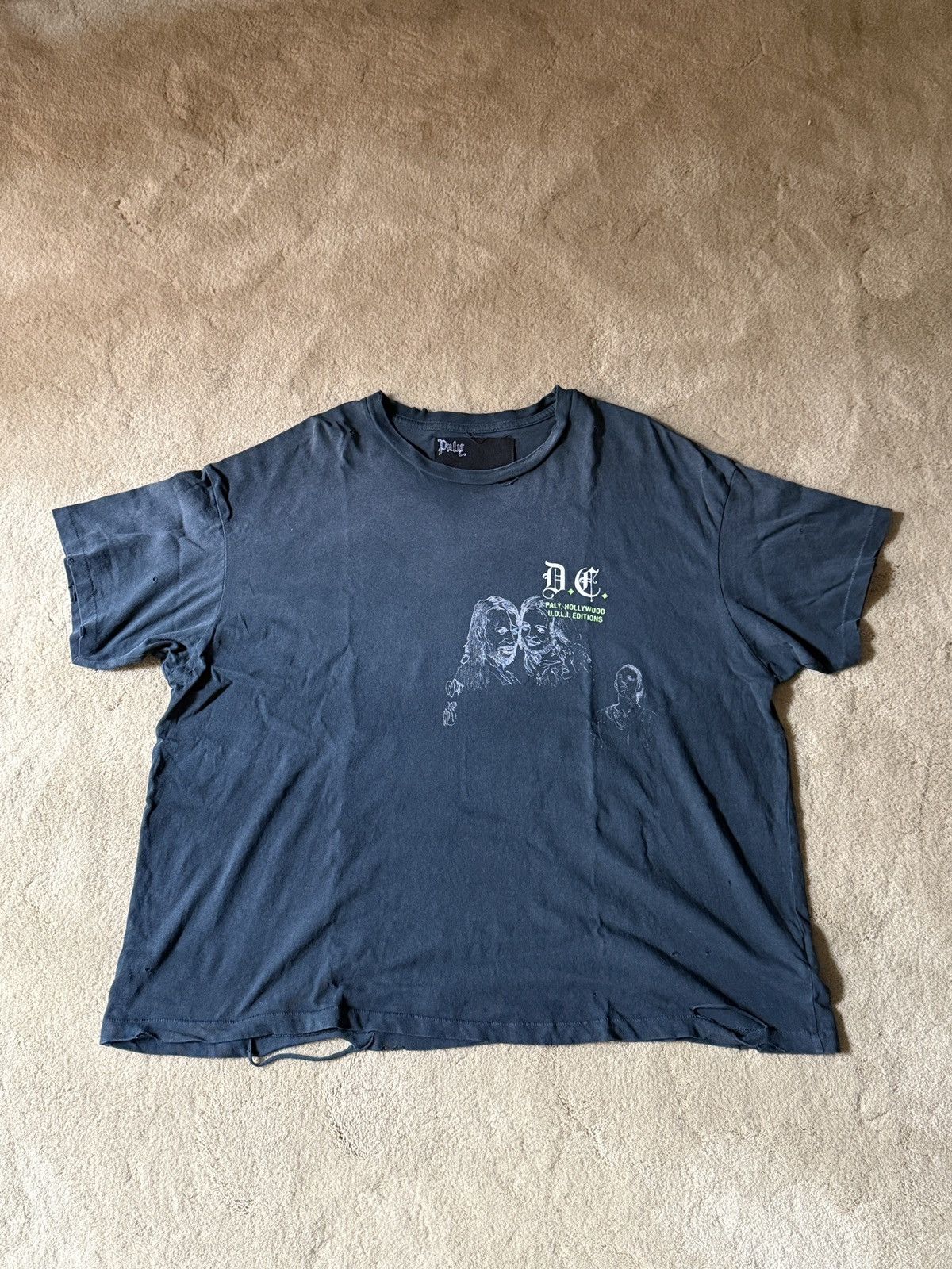 Hollywood Paly Hollywood Udli Tee Large Hoodie, Sweatshirt | FlexRushtees.com