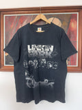 Vintage Linkin Park Band Rock Tee Black White Rare Hype Boxy Hoodie, Sweatshirt | FlexRushtees.com