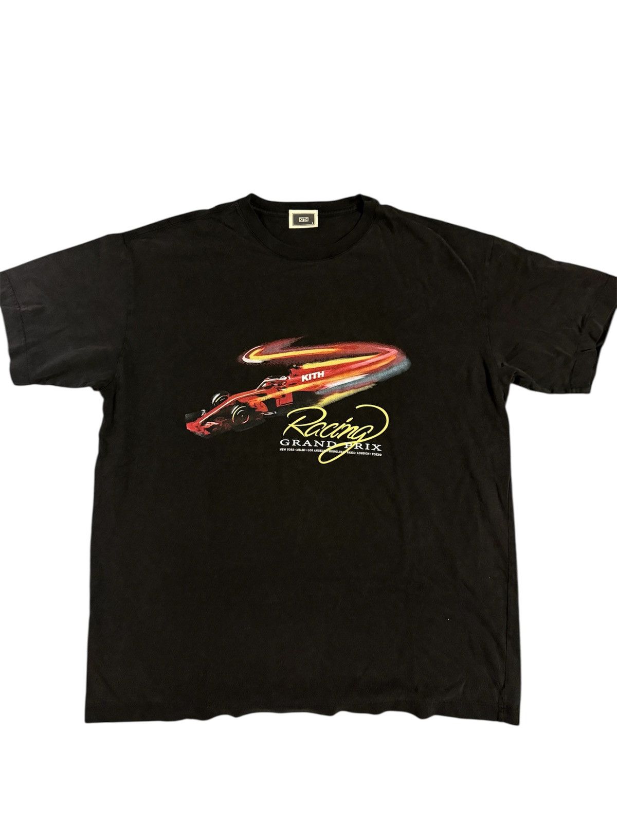 Rare Kith Grand Prix Tee Black Hoodie, Sweatshirt | FlexRushtees.com