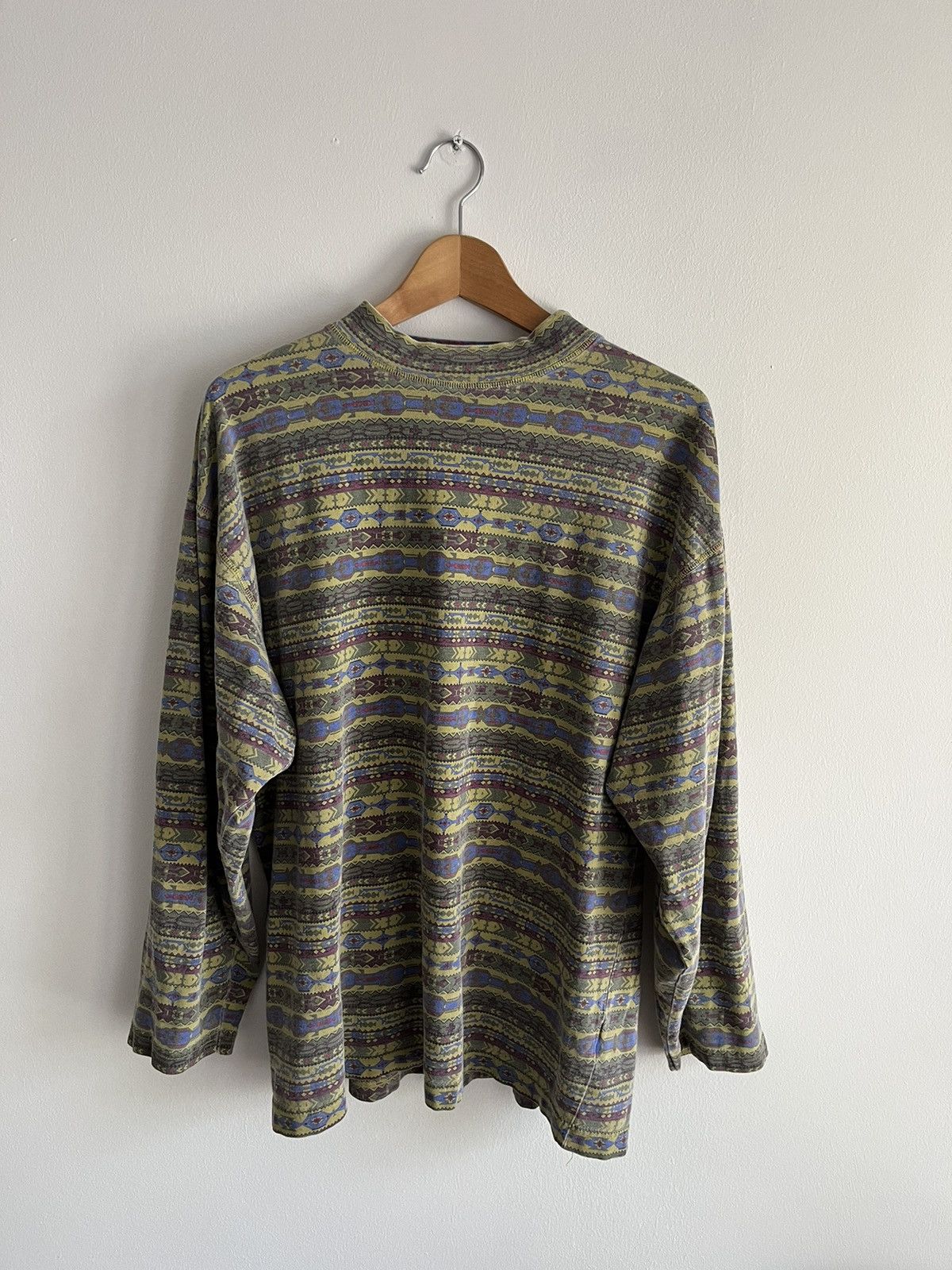 Unionbay Longsleeve Rave 90s Psychedelic Shoegaze Ski Grunge