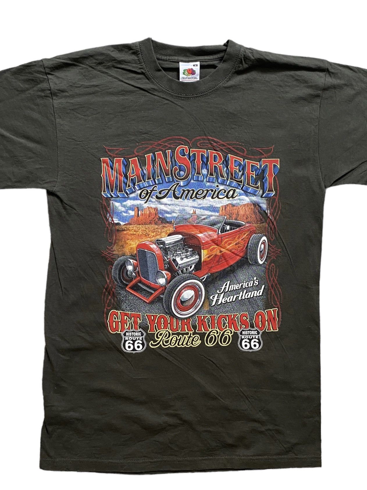 Vintage Route 66 Fruit Of The Loom T Shirt