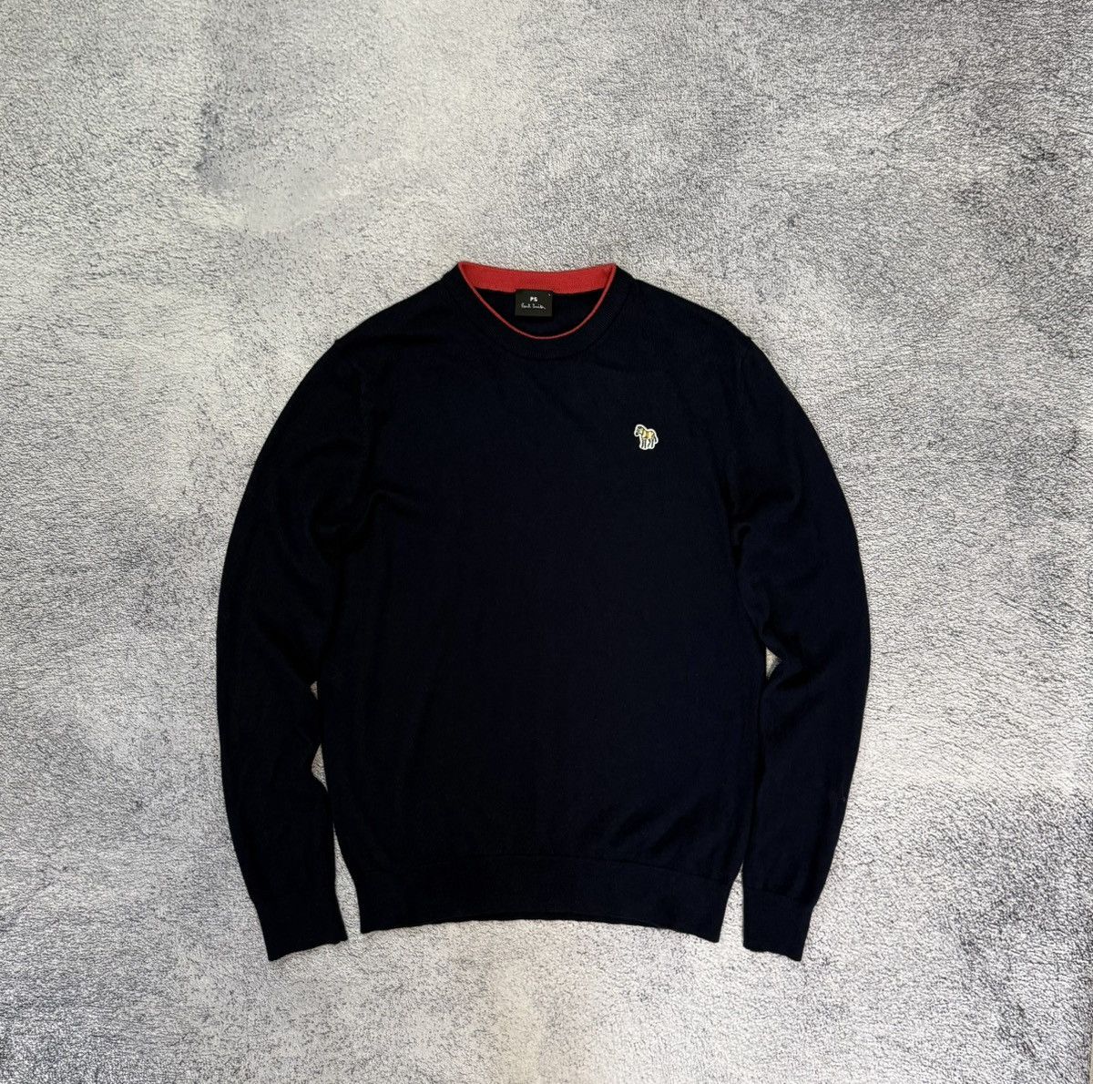 Smith Paul Smith Sweater Mens L Navy Logo Crewneck Jumper Pullover T-Shirts, Hoodie, Sweatshirt | AU16VibeMintTees.com