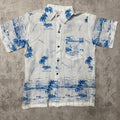 Other White And Blue Vintage Thai Beach Shirt Beachvibes