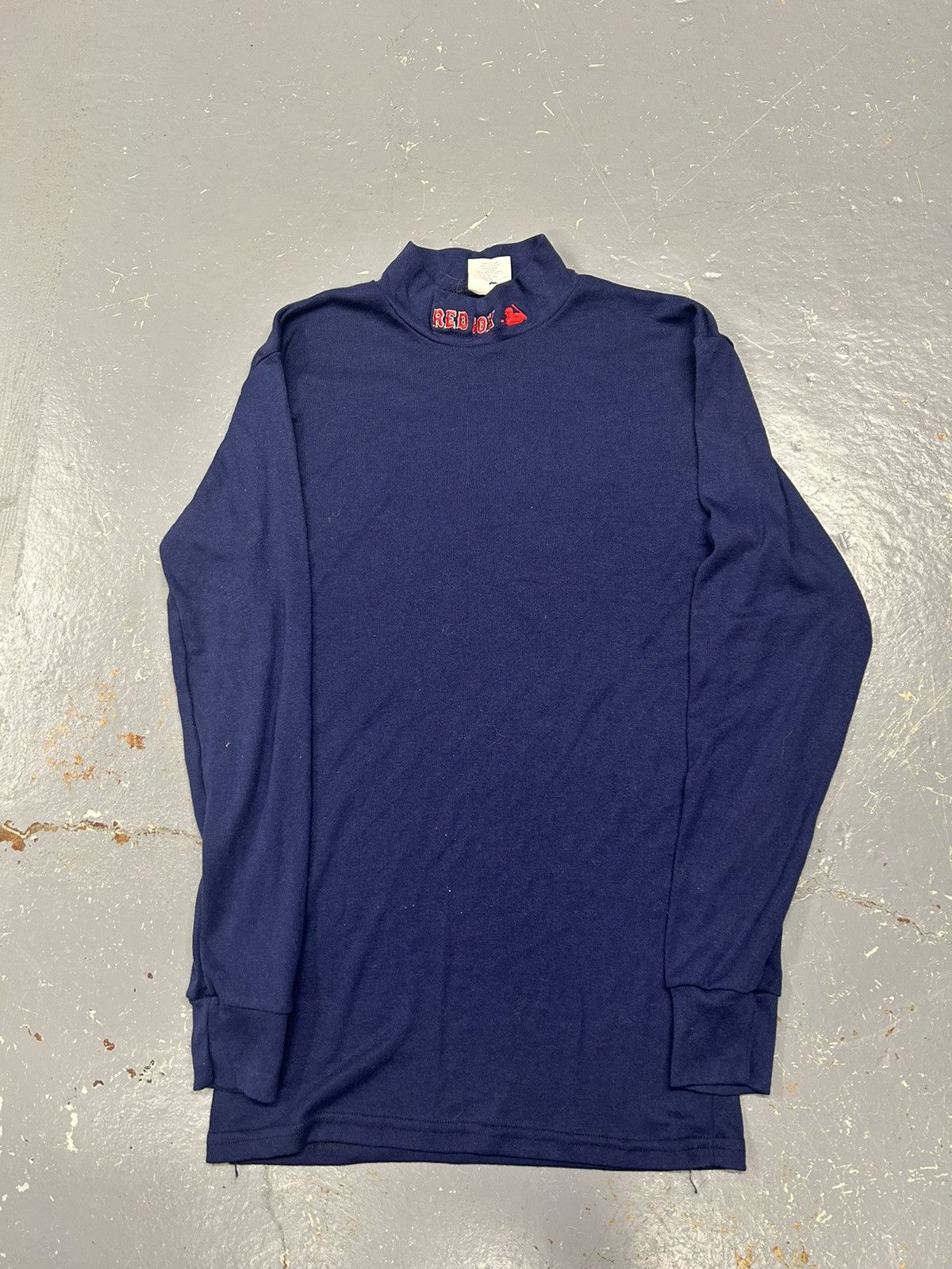 Crazy Vintage 90s Essential Boston Red Sox Mockneck Shirt