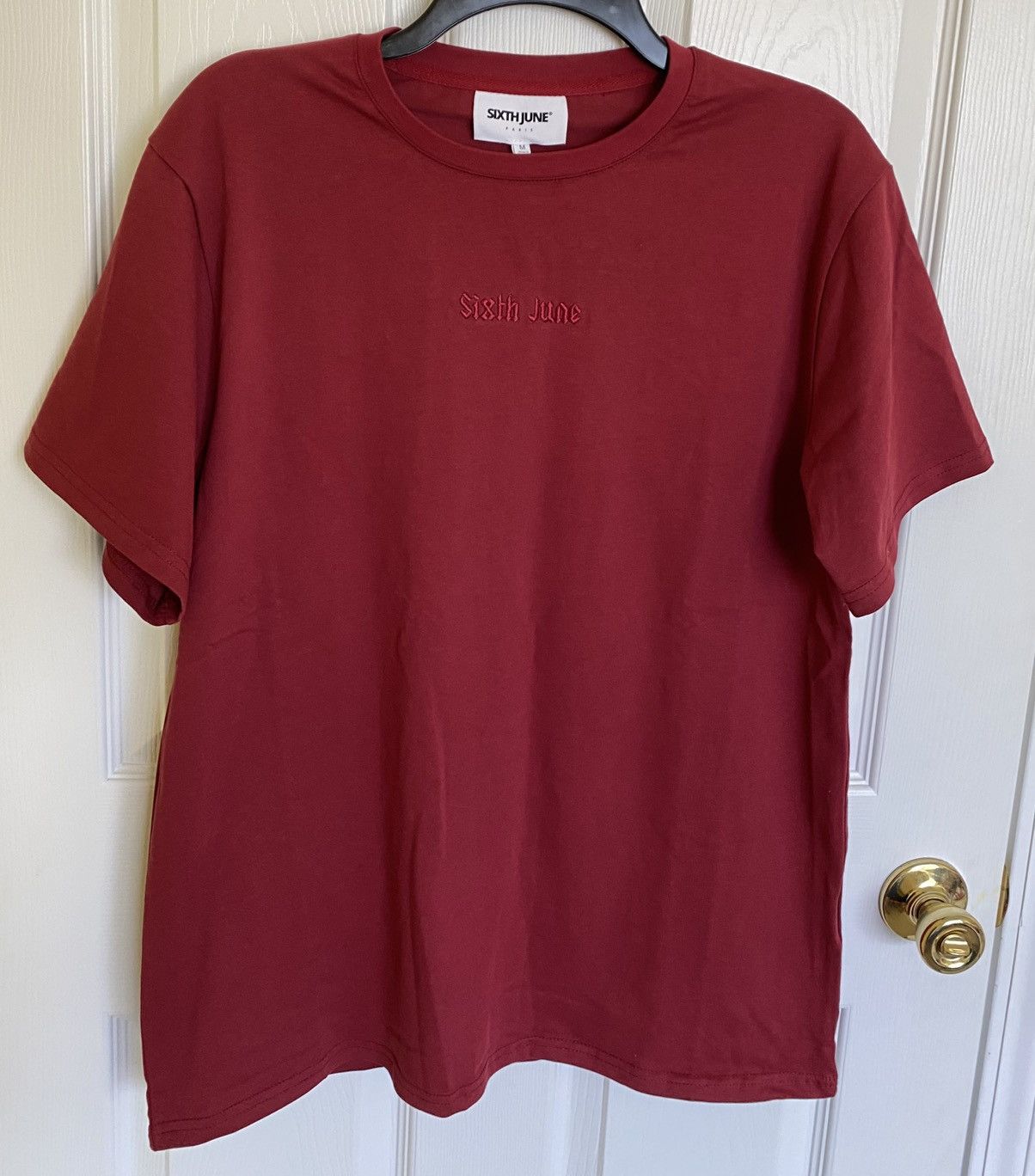June Paris Sixth June Red Back Quote T Shirt Men S Size M Medium Hoodie, Sweatshirt | FlexRushtees.com